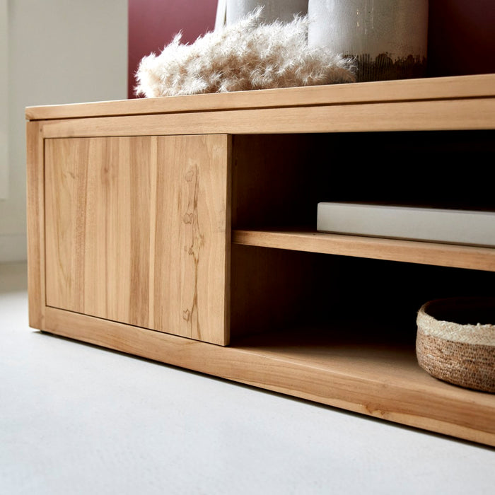 Tikamoon - Basil - Massief teakhouten tv-meubel 140 cm