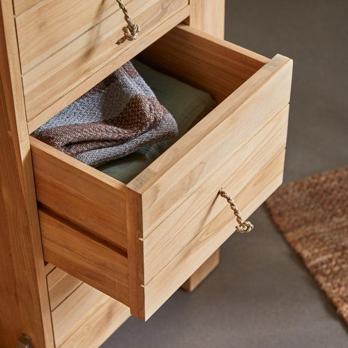 Tikamoon - Minimalys - Hangkast voor kinderen van massief teakhout