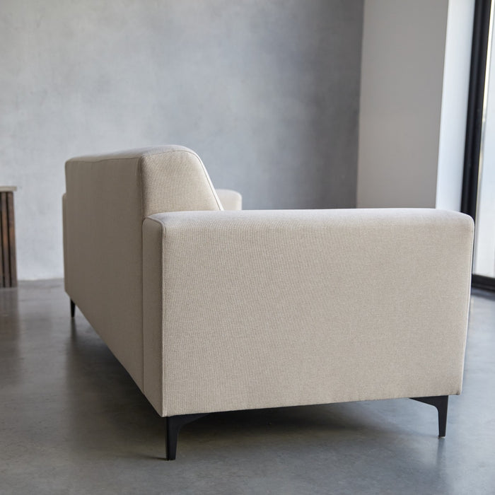 Tikamoon - Lars - Stoffen driezitsbank, ecru