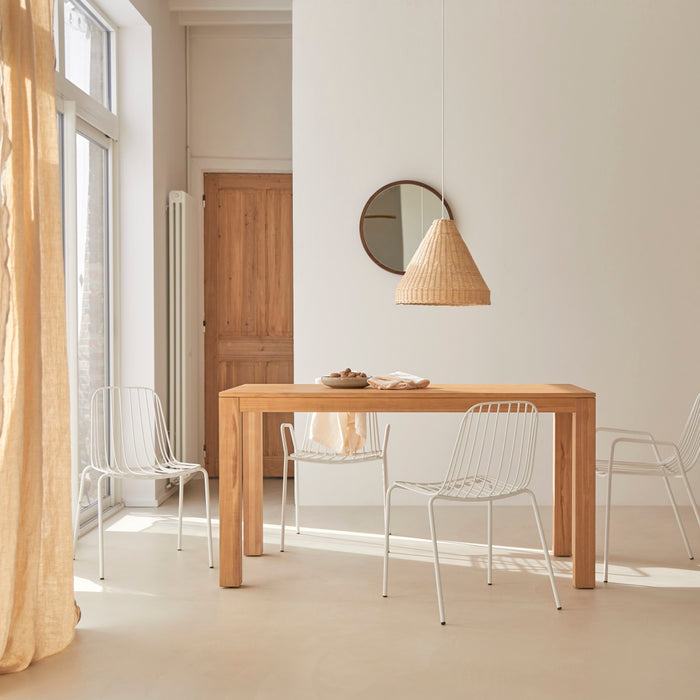 Tikamoon - Tafel van massief teakhout 150 x 75 Eden