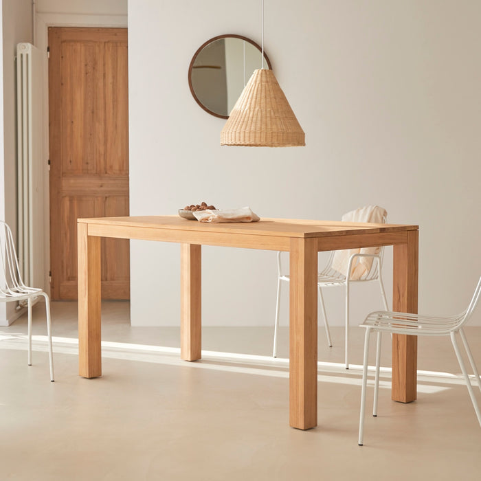 Tikamoon - Tafel van massief teakhout 150 x 75 Eden