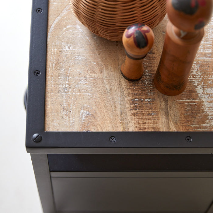 Tikamoon - Industriel - Kindernachtkastje van metaal