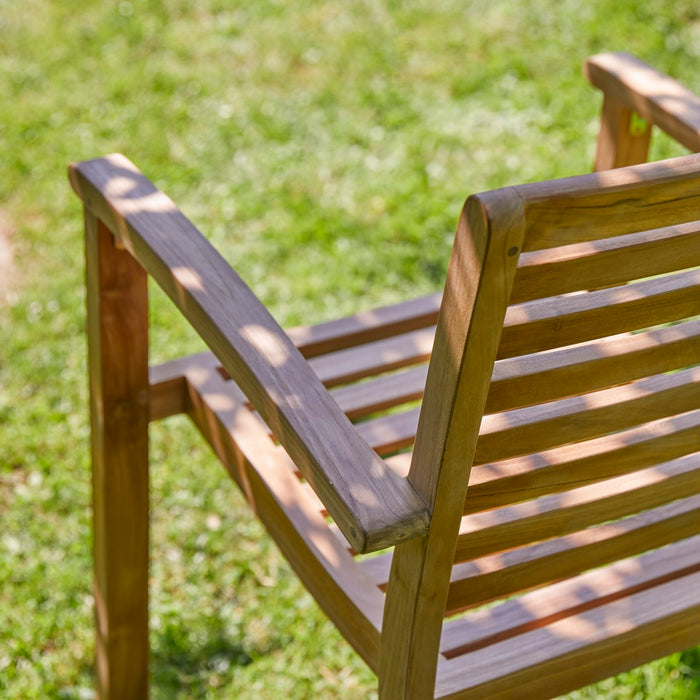 Tikamoon - Andria - Massief teakhouten tuinstoel