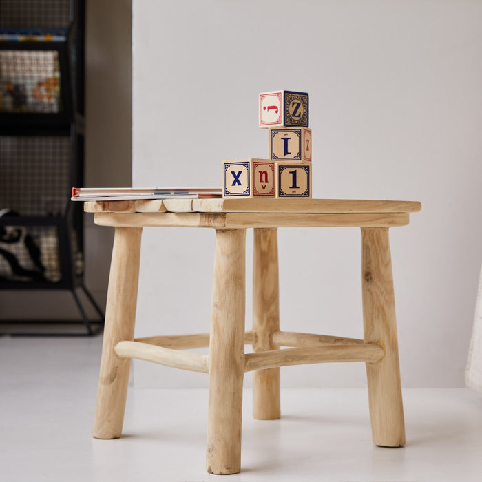 Tikamoon - Kilim - Nachtkastje voor kinderen van massief teakhout