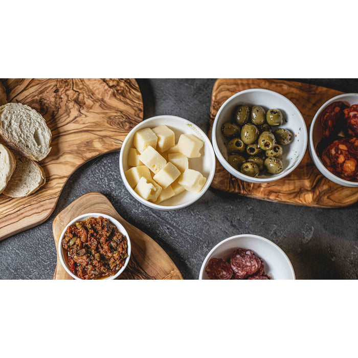 Cookinglife Serveerplank Tunea Olijfhout Schors 29 - 31 cm