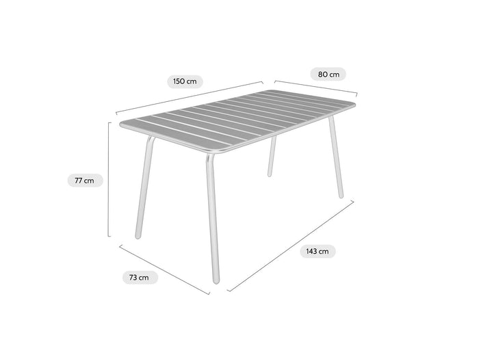 Metalen tuintafel Max cactus