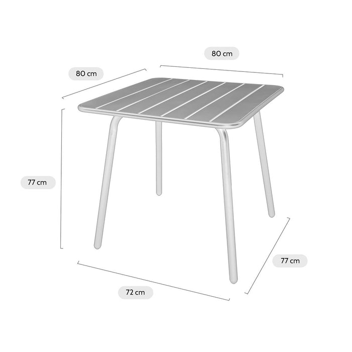 Metalen vierkante tuintafel Max cactus