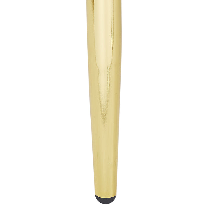 Beliani - DURHAM - Bankje - Bordeaux - Fluweel