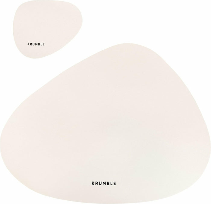 Krumble Placemat set design - 4 stuks - Wit