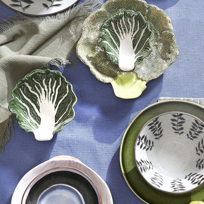 Mica Decorations Rhea Schaal - Ø12,5 cm - Keramiek - Groen