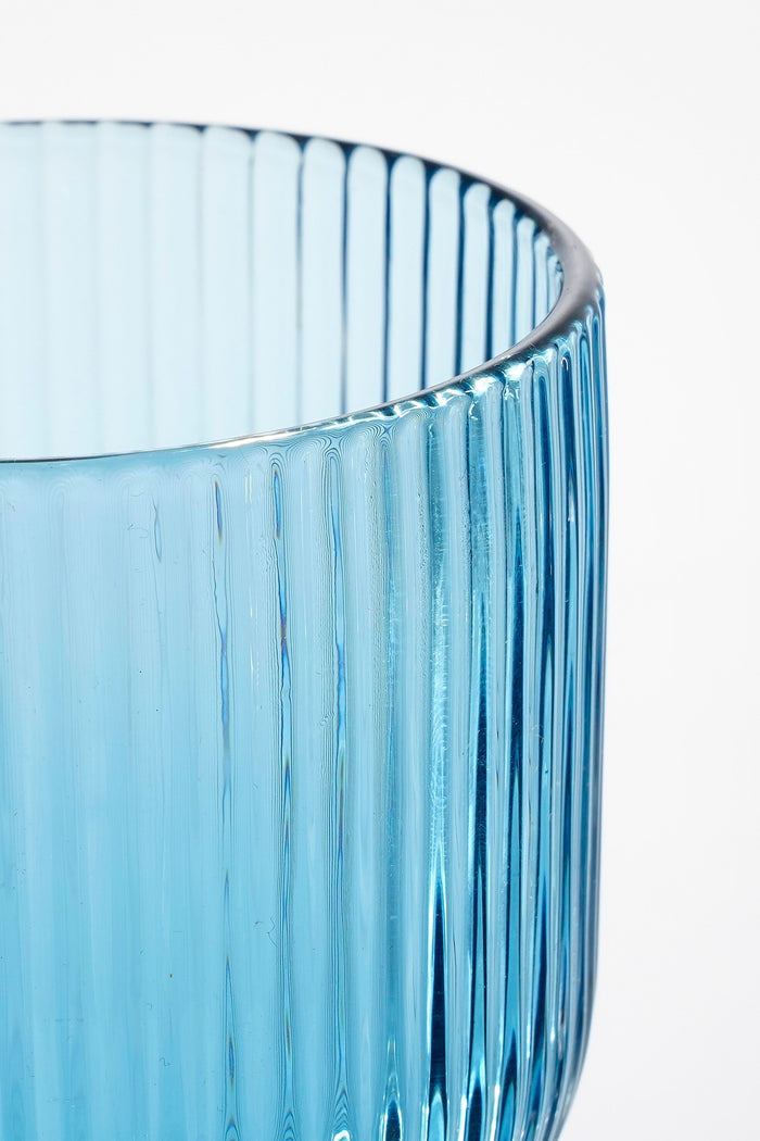 Mica Decorations Merlot Wijnglas - Set van 6 - 250 ml - Blauw