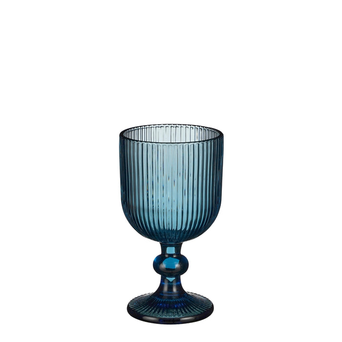 Mica Decorations Merlot Wijnglas - Set van 6 - 250 ml - Blauw
