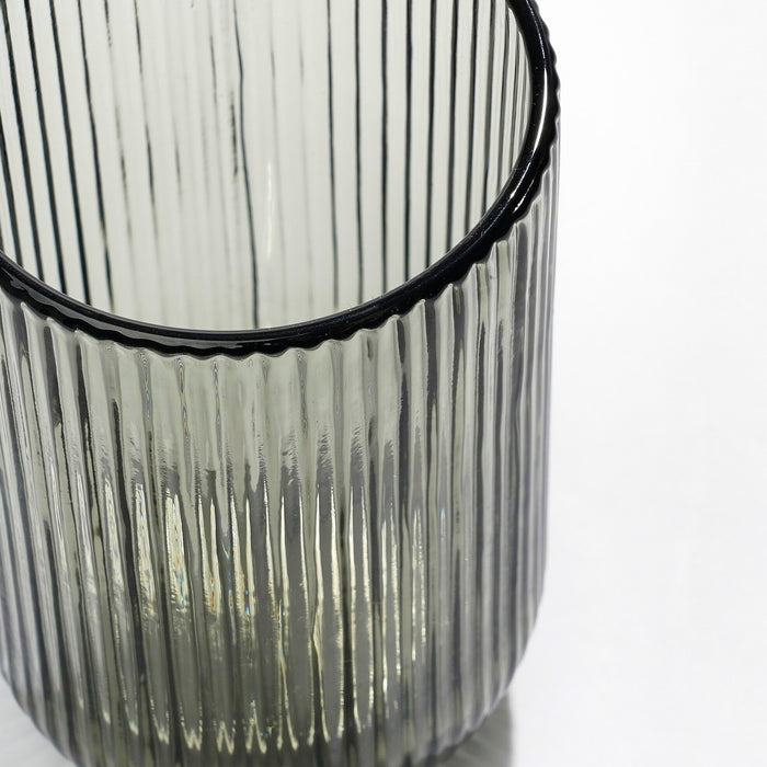 Mica Decorations Merlot Drinkglas - Set van 6 - 400 ml - Grijs