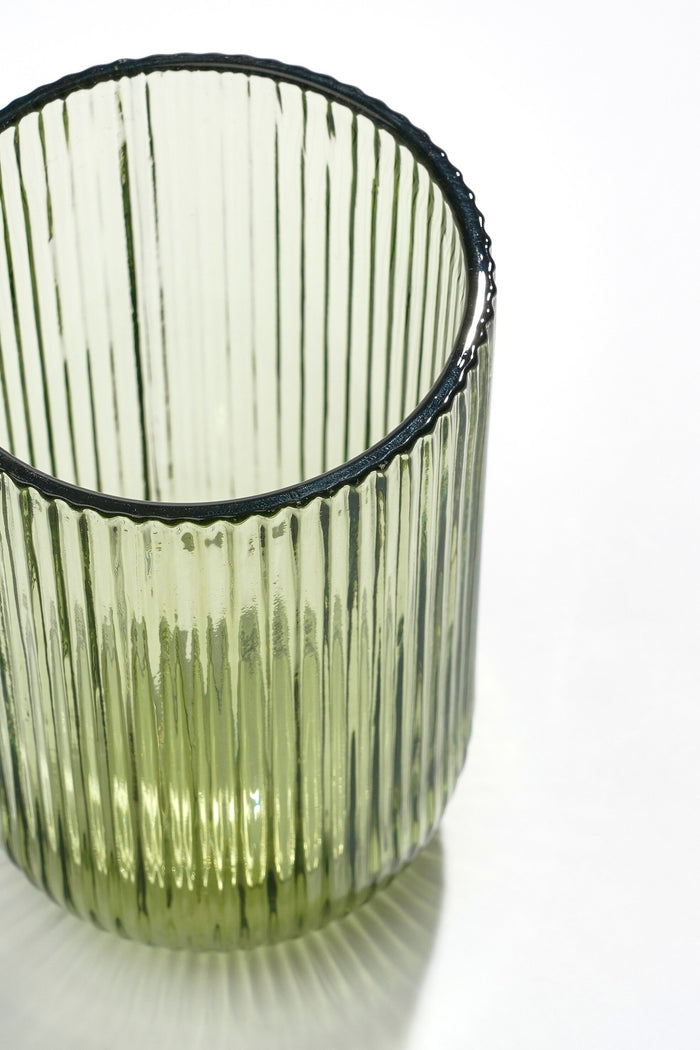 Mica Decorations Merlot Drinkglas - Set van 6 - 400 ml - Lichtgroen