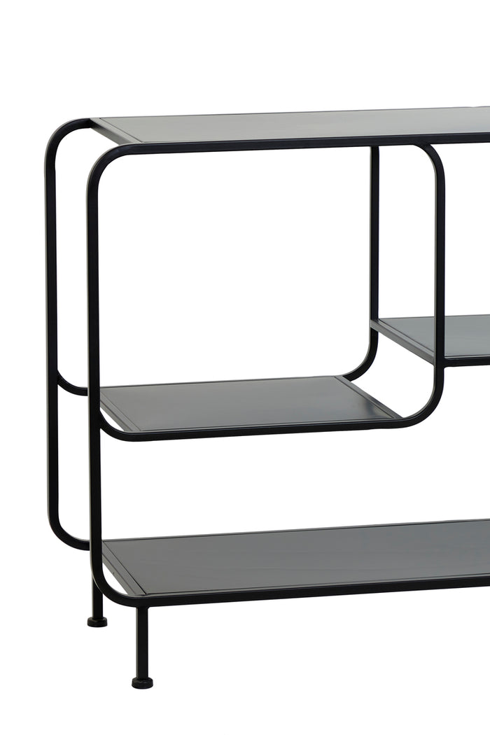 Light & Living Light&living Kast open 141x37x81,5 cm WINSTON mat zwart