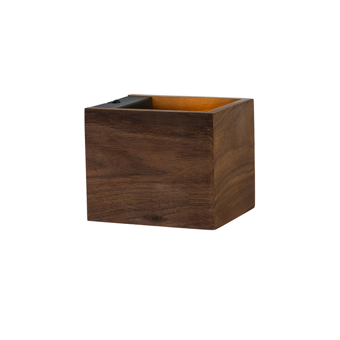 QAZQA Set van 4 smart wandlampen walnoot hout incl. Wifi G9 -