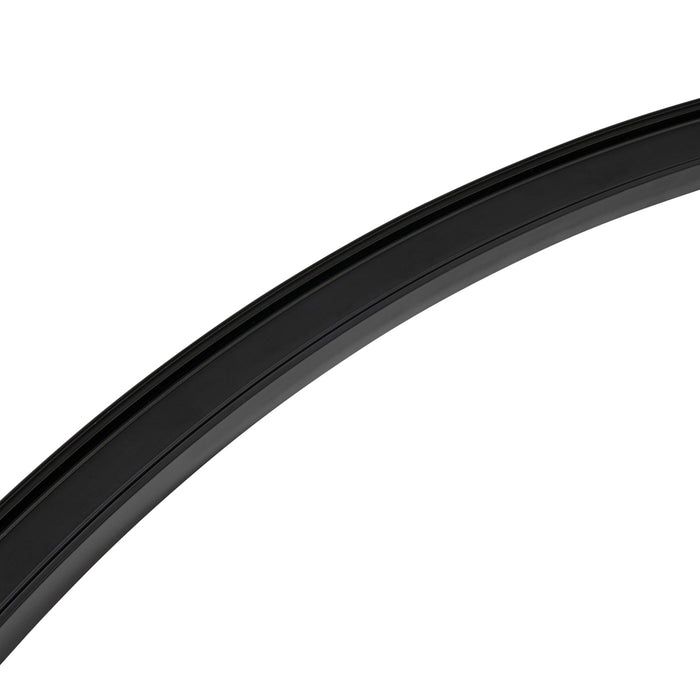 QAZQA Moderne rail zwart 90° gebogen 1-fase - Iconic