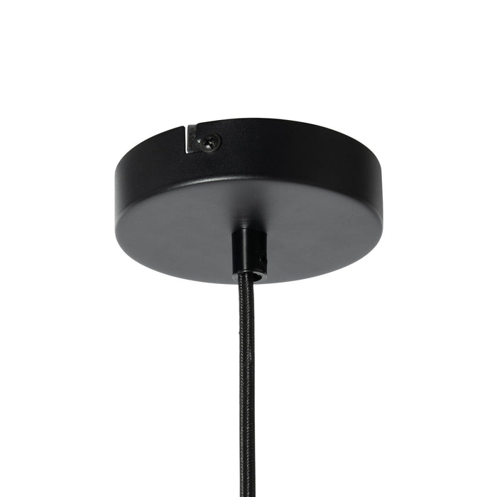 QAZQA Japandi hanglamp wit zijden 30cm - Plu