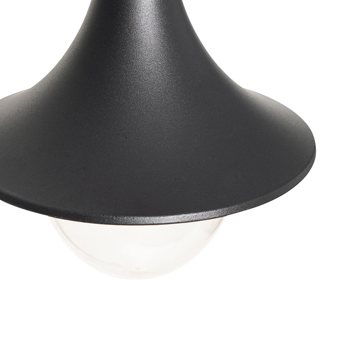 QAZQA Smart buiten lantaarn zwart 125 cm IP44 incl. Wifi A60 - Daphne