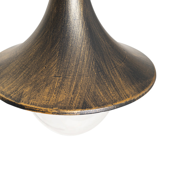 QAZQA Smart buiten lantaarn antiek goud 125 cm IP44 incl. Wifi A60 -