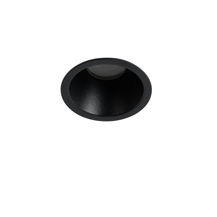 QAZQA Set van 6 inbouwspots zwart GU10 35mm IP44 - Dept