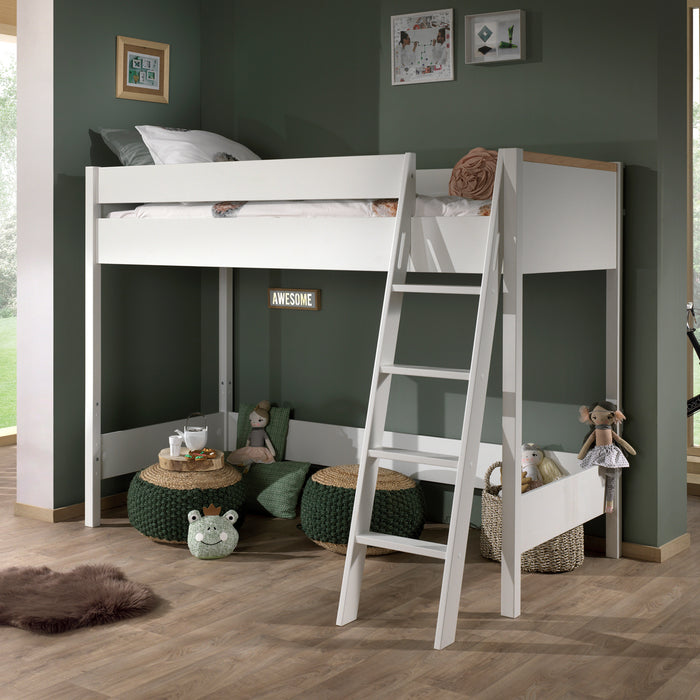 Vipack London Hoogslaper 90 x 200 cm - Wit