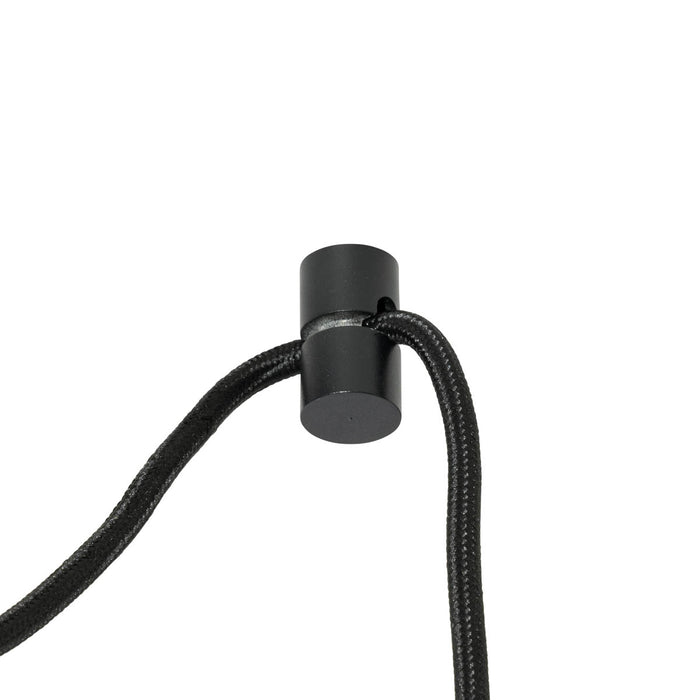 QAZQA Japandi hanglamp wit zijden 30cm 3-lichts - Plu