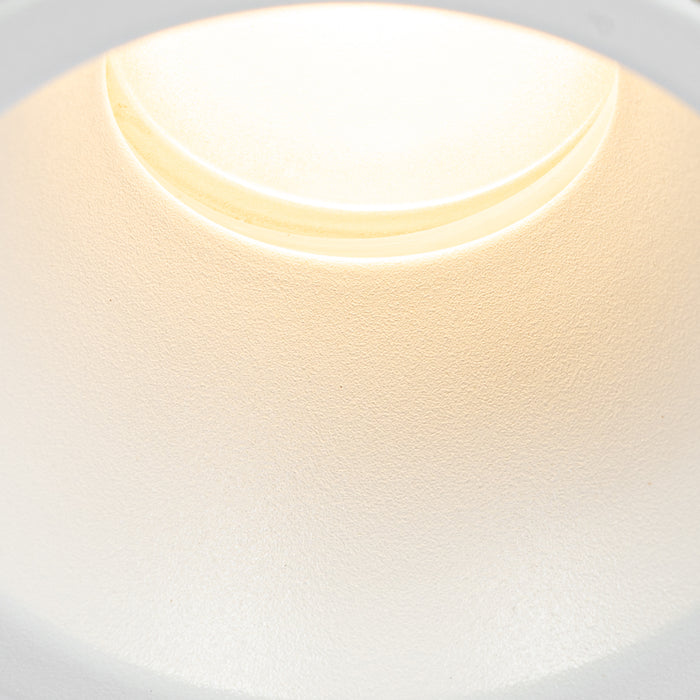 QAZQA Set van 12 inbouwspots wit GU10 35mm IP44 - Dept