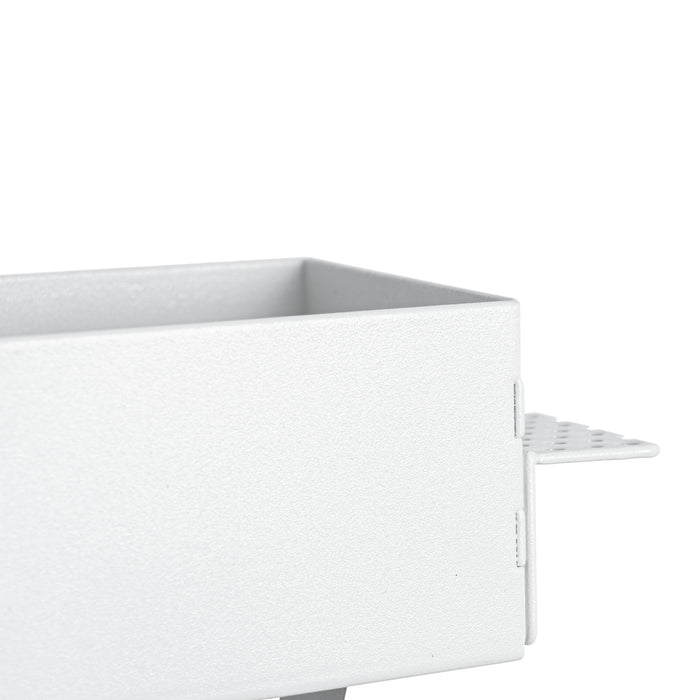 QAZQA Set van 6 inbouwspots wit GU10 70mm 2-lichts trimless - Oneon