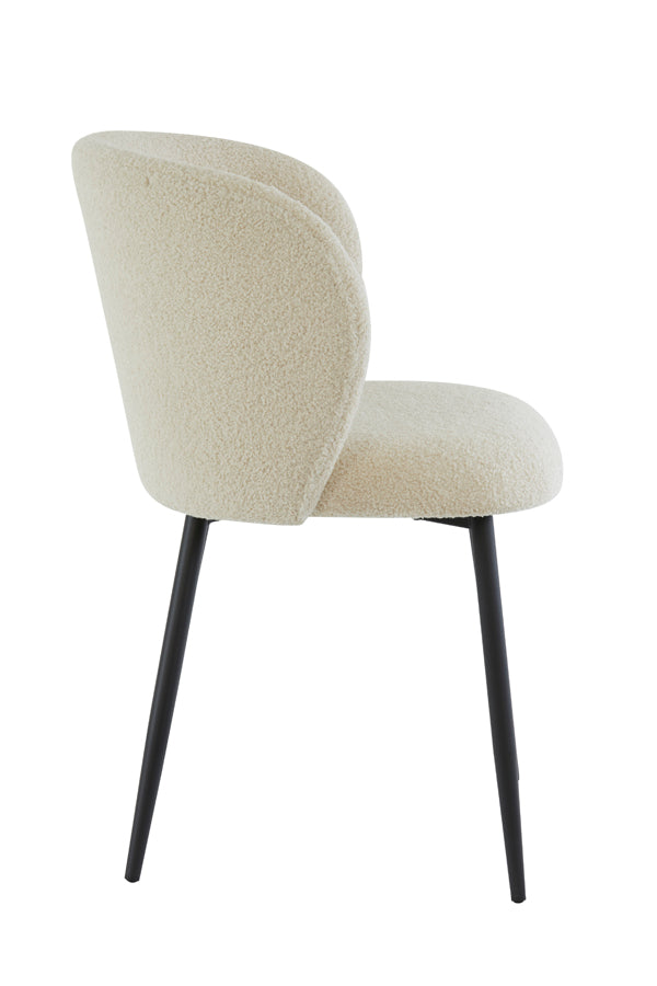 Light&living Eetkamerstoel 56x55x79 cm ELYNA teddy licht beige