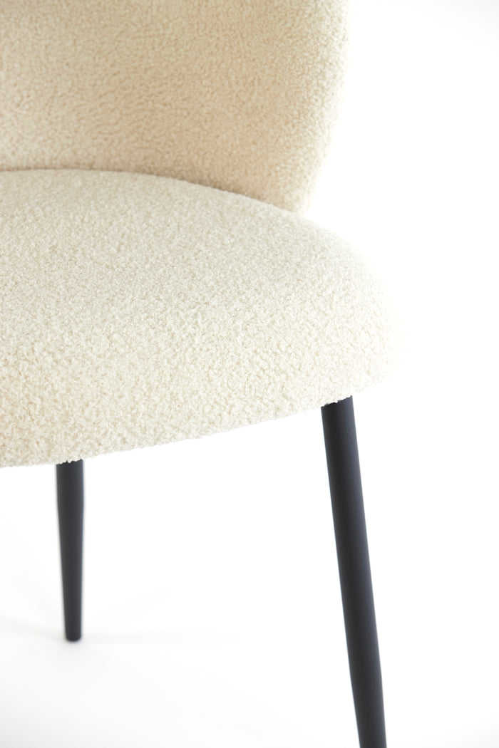 Light&living Eetkamerstoel 56x55x79 cm ELYNA teddy licht beige