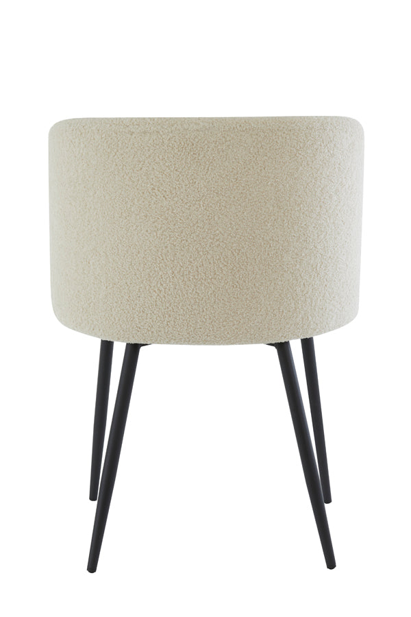 Light&living Eetkamerstoel 56x55x79 cm ELYNA teddy licht beige