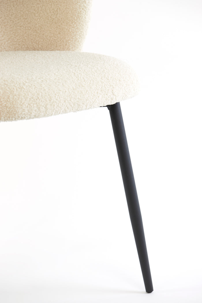 Light&living Eetkamerstoel 56x55x79 cm ELYNA teddy licht beige