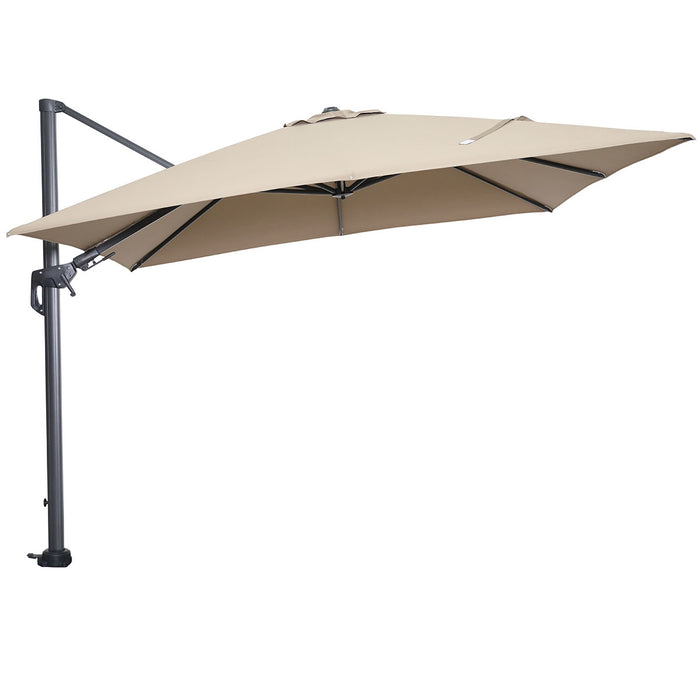 Garden Impressions Hawaii zweefparasol 300x300 c. black - taupe