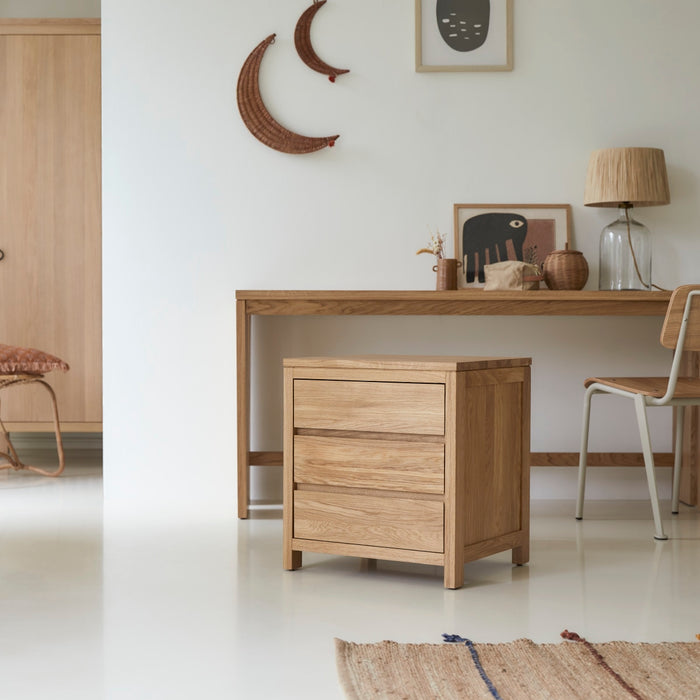 Tikamoon - Ladeblok voor kinderen van massief eikenhout 55 cm Eden