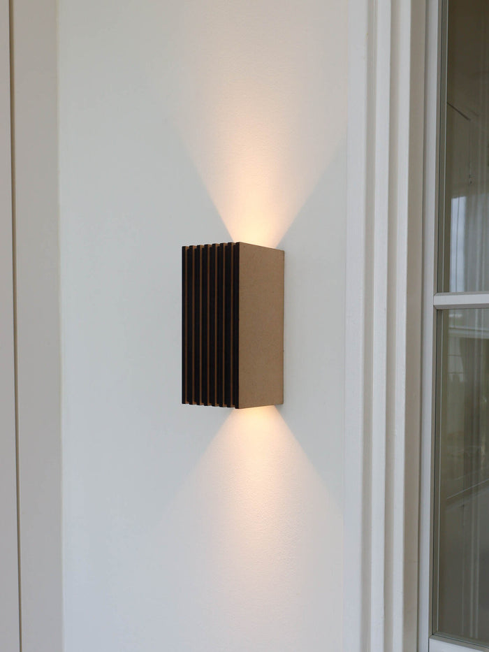 Blij Design Wandlamp Brick Naturel 2x GU10