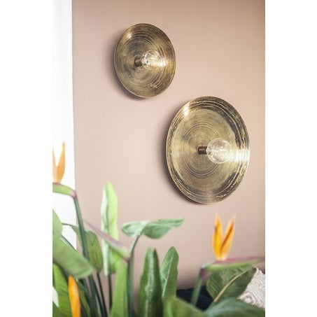 FURNILUX - Wandlamp Horus groot Brons - 52 x 52 x 10 cm