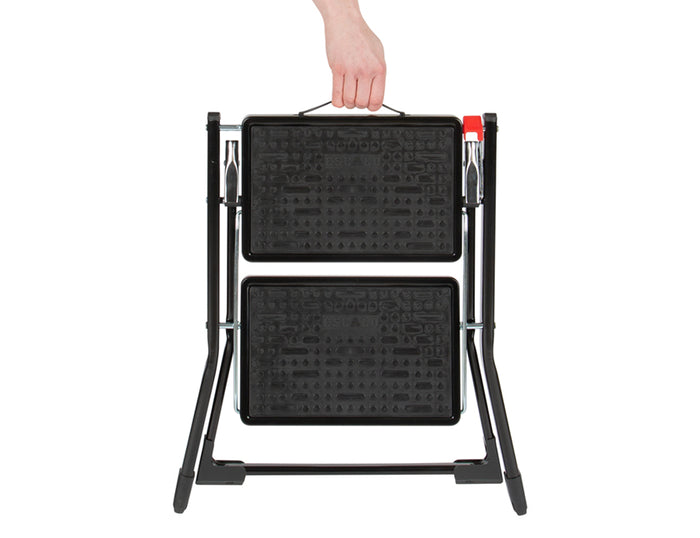 Escalo - Huishoudtrap - Handy - Opstapje - 2 treden - Zwart