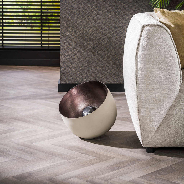 Fraaai - Tamika tafellamp Ø36 cm - naturel grijs