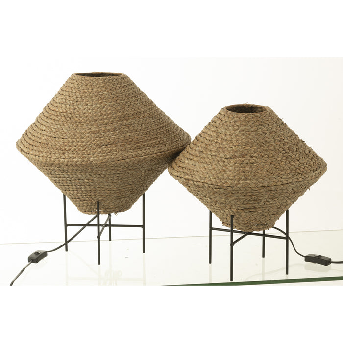 J-Line - Hanglamp Ufo Zeegras Naturel Large - 40x40x32cm