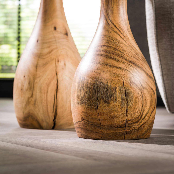 Fraaai Nordica ronde salontafels - set van 2 - naturel