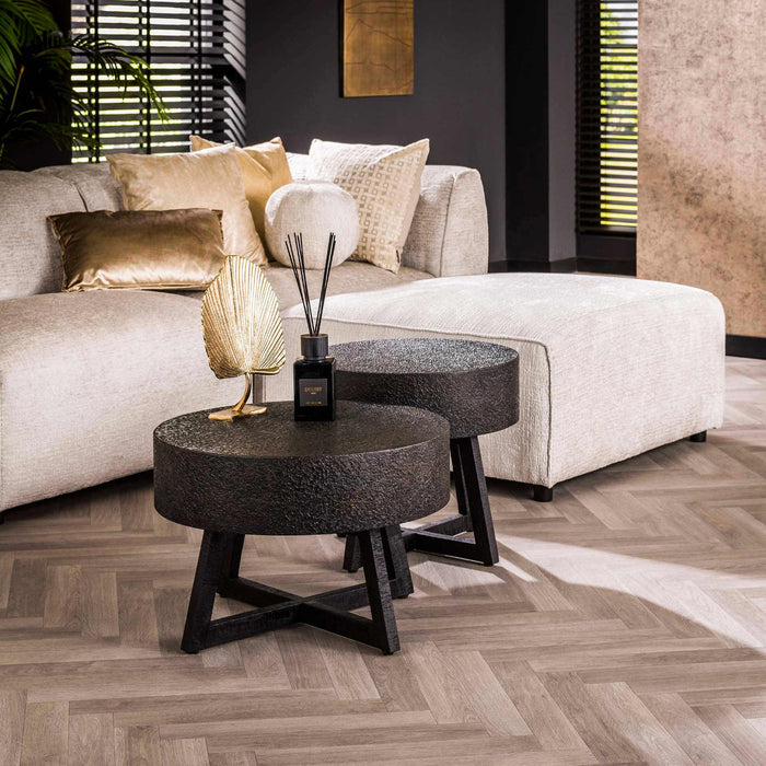 Fraaai Sonja salontafel ø60 - ferro metallic