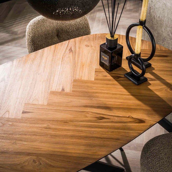 Fraaai Miko organische bartafel - 140 cm - naturel