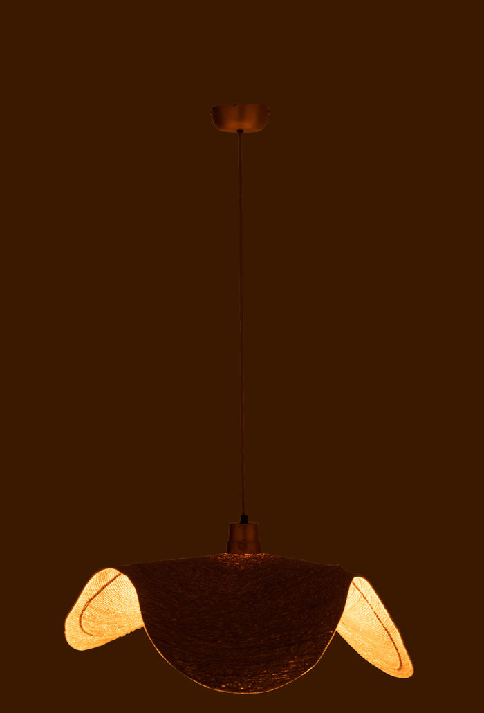 J-line - Hangende Lamp Moonj Gras Naturel Medium - 75x65x8cm