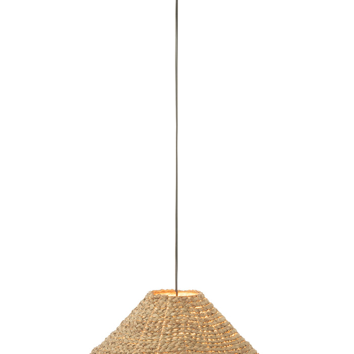 J-Line - Hanglamp Ufo Zeegras Naturel Small - 35x35x27cm