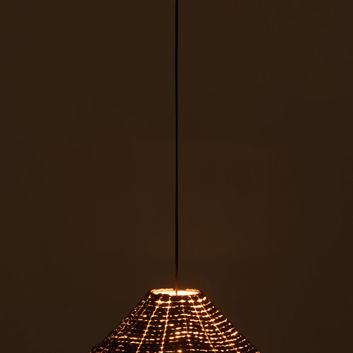 J-Line - Hanglamp Ufo Zeegras Naturel Small - 35x35x27cm