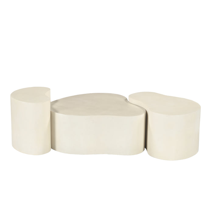 Brix - Salontafel Brix Organic Sandy 70cm - Beton | MDF