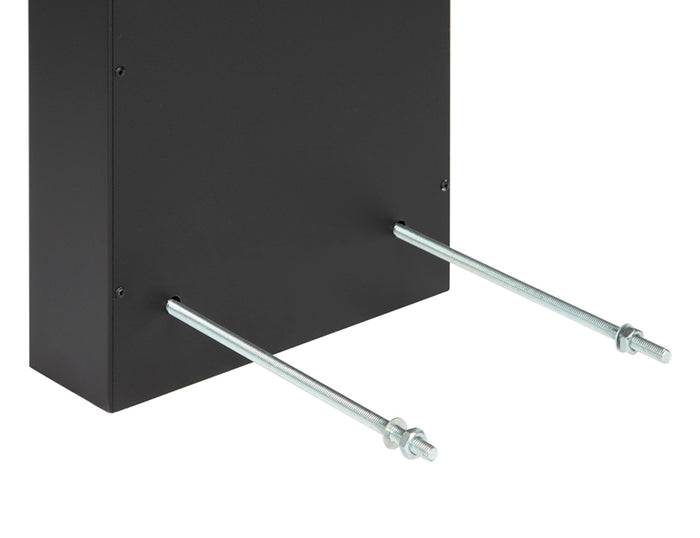 Practo Garden - Brievenbusstaander - Zwart - Mat