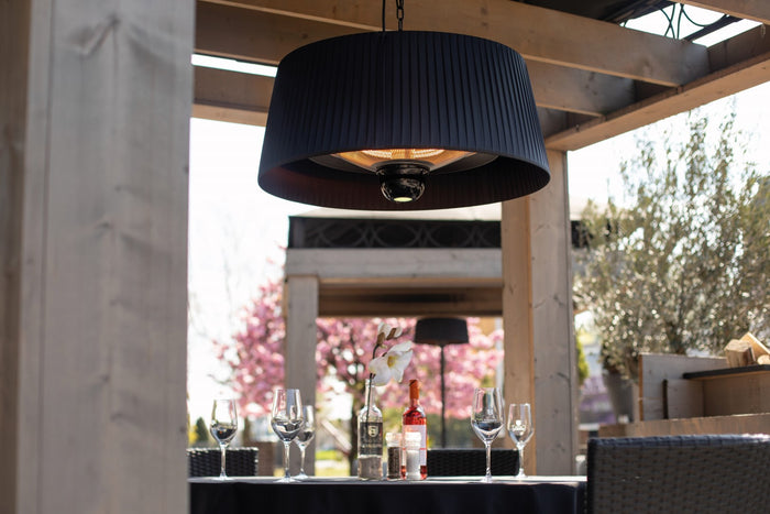 Sunred - Artix - Bright lijn - Zwart - Hangend model - Terrasverwarmer