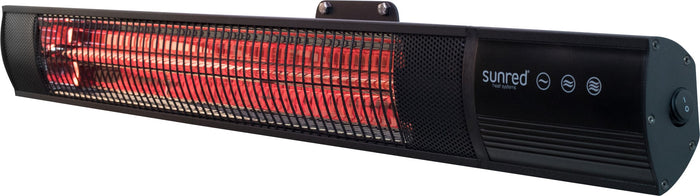 Sunred - COMBIDEAL - Heater & Hoes - Dark lijn - Zwart - Wand model -